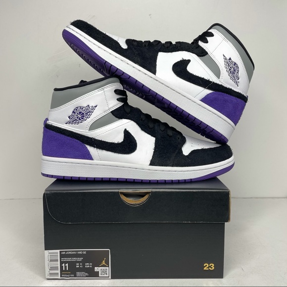 Nike Air Jordan 1 Retro Mid SE “Court Purple” NEW Nike Air Jordan 1 Retro Mid SE “Court Purple” NEW